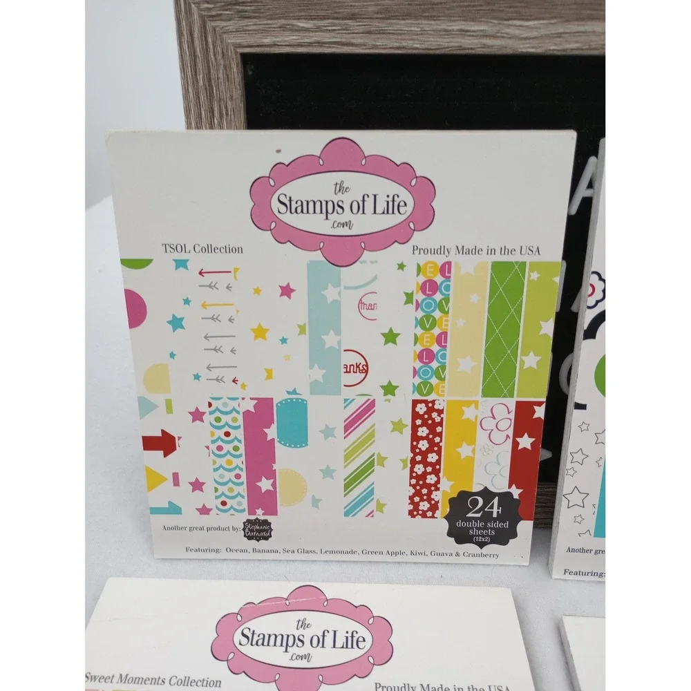 The Stamps of Life Paper Pad Sets Double Sided 6x6 4pk